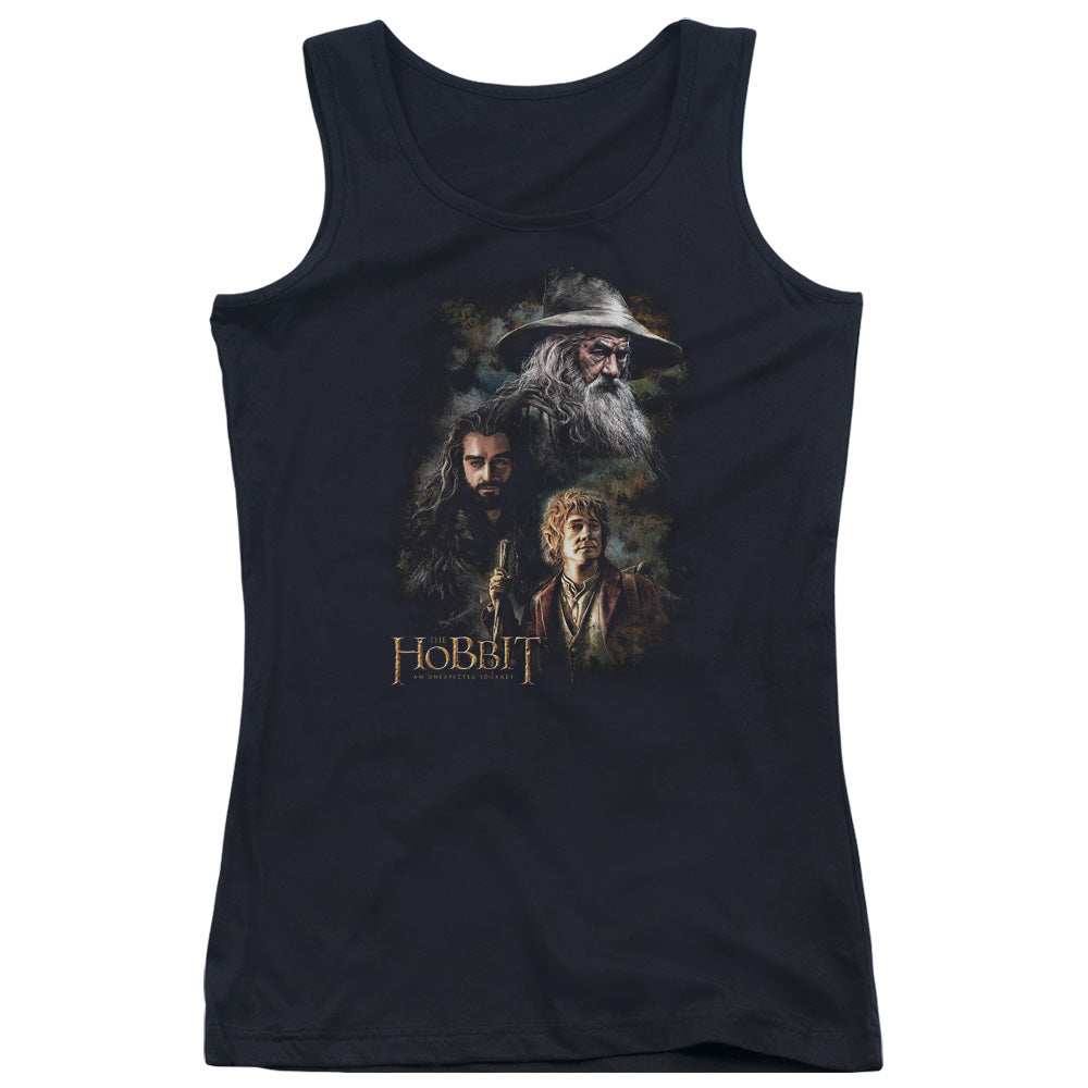 The Hobbit Painting Womens Tank Top Shirt Black