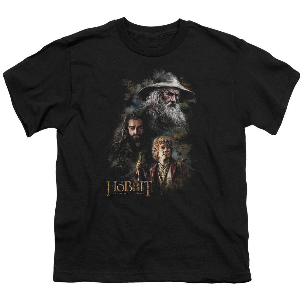 The Hobbit Painting Kids Youth T Shirt Black