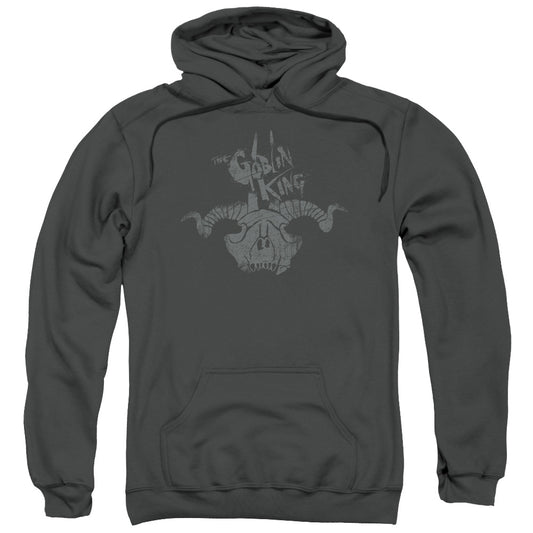 The Hobbit Golin King Symbol Mens Hoodie Charcoal