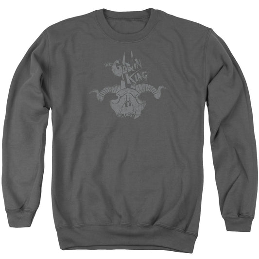 The Hobbit Golin King Symbol Mens Crewneck Sweatshirt Charcoal