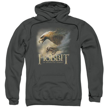 The Hobbit Great Eagle Mens Hoodie Charcoal