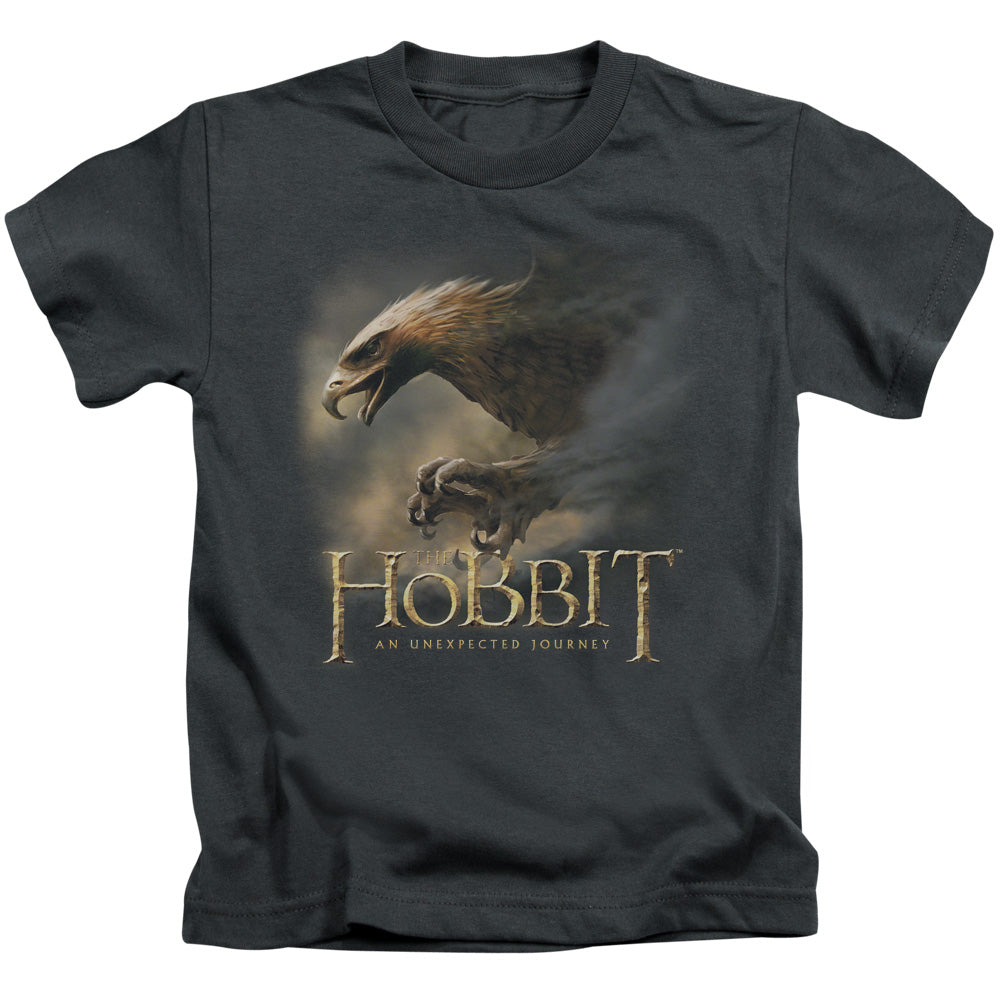 The Hobbit Great Eagle Juvenile Kids Youth T Shirt Charcoal