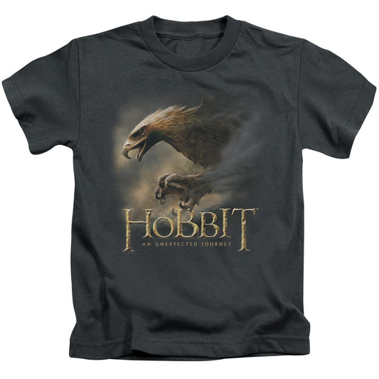 The Hobbit Great Eagle Juvenile Kids Youth T Shirt Charcoal