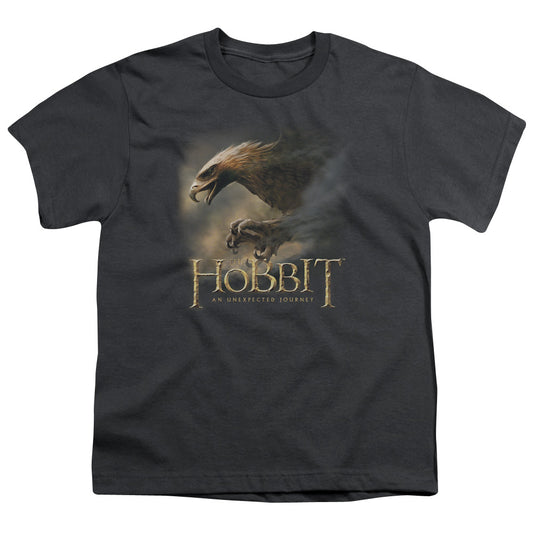 The Hobbit Great Eagle Kids Youth T Shirt Charcoal