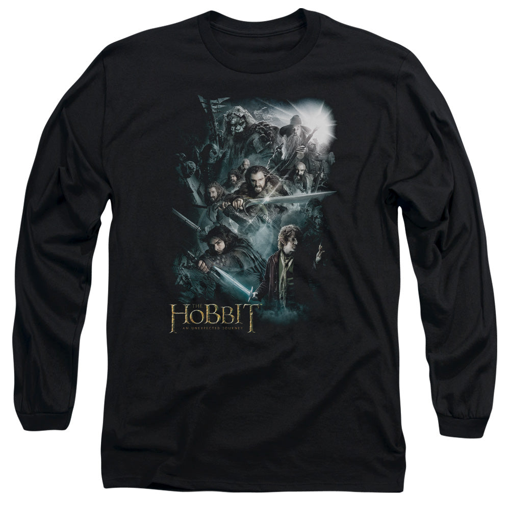 The Hobbit Epic Adventure Mens Long Sleeve Shirt Black