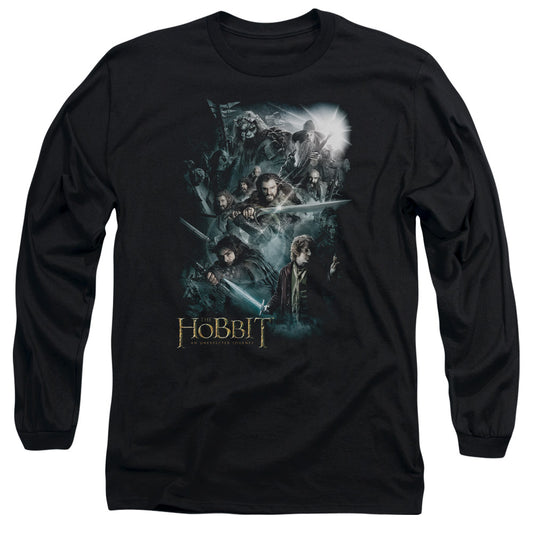 The Hobbit Epic Adventure Mens Long Sleeve Shirt Black
