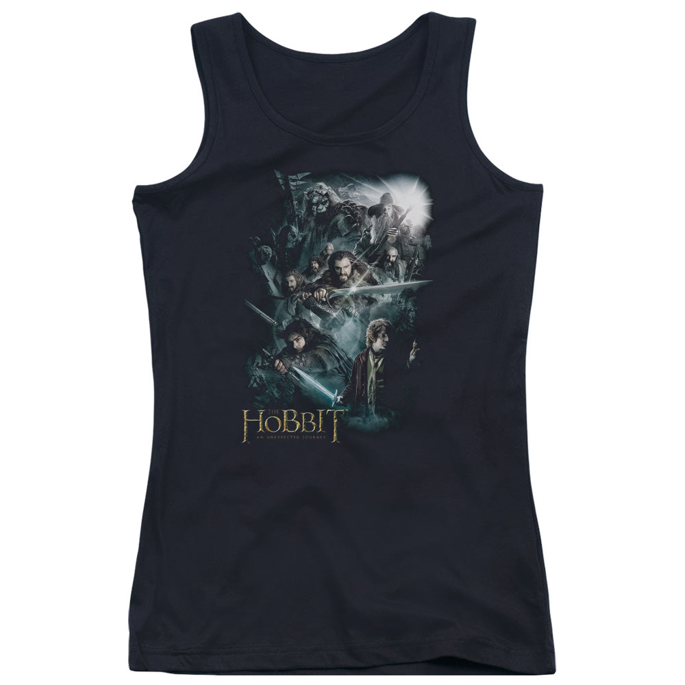 The Hobbit Epic Adventure Womens Tank Top Shirt Black