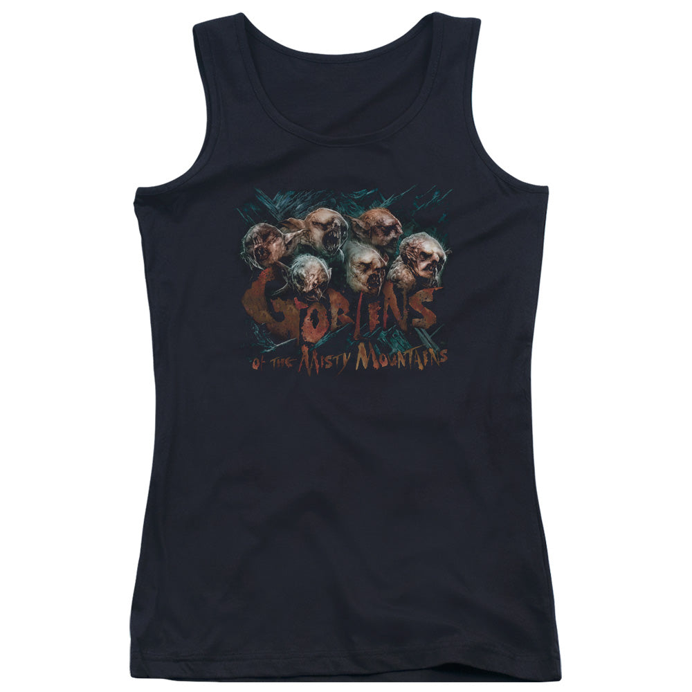 The Hobbit Misty Goblins Womens Tank Top Shirt Black