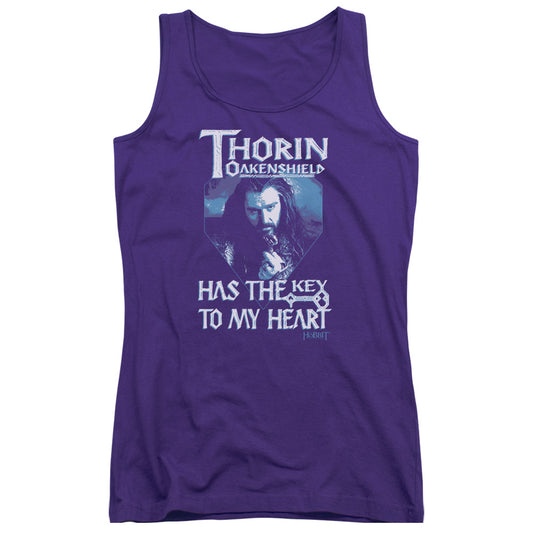 The Hobbit Thorins Key Womens Tank Top Shirt Purple