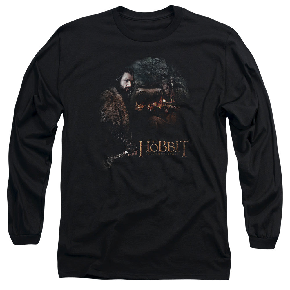 The Hobbit Cauldron Mens Long Sleeve Shirt Black