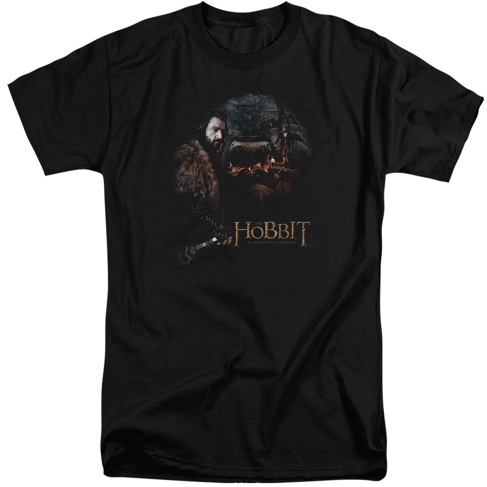 The Hobbit Cauldron Mens Tall T Shirt Black
