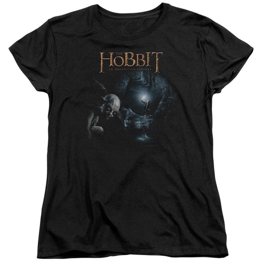 The Hobbit Light Womens T Shirt Black