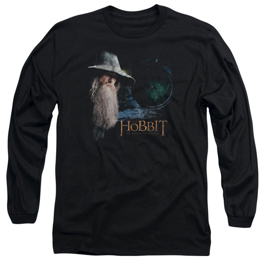 The Hobbit the Door Mens Long Sleeve Shirt Black
