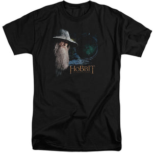 The Hobbit the Door Mens Tall T Shirt Black