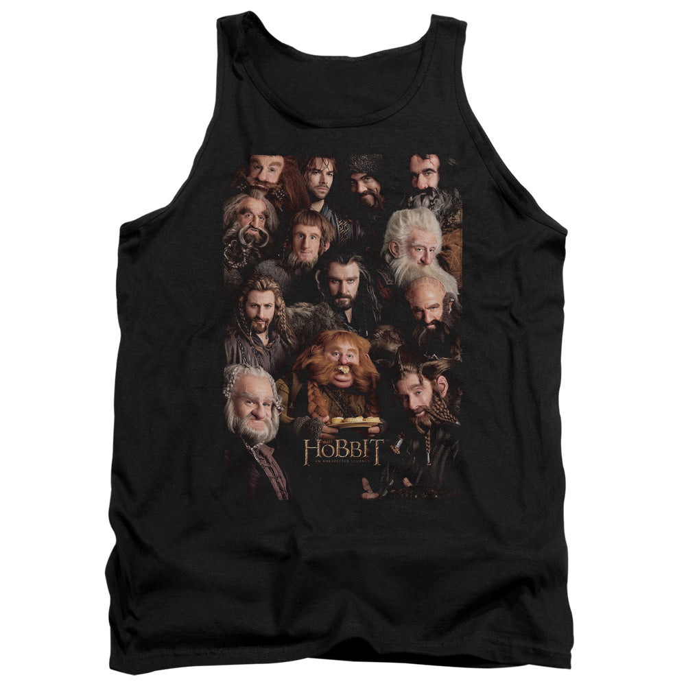 The Hobbit Dwarves Poster Mens Tank Top Shirt Black