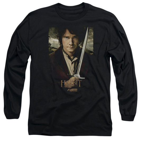 The Hobbit Baggins Poster Mens Long Sleeve Shirt Black