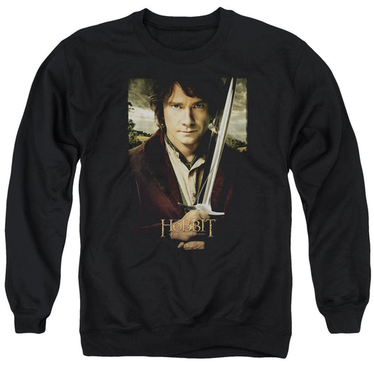 The Hobbit Baggins Poster Mens Crewneck Sweatshirt Black