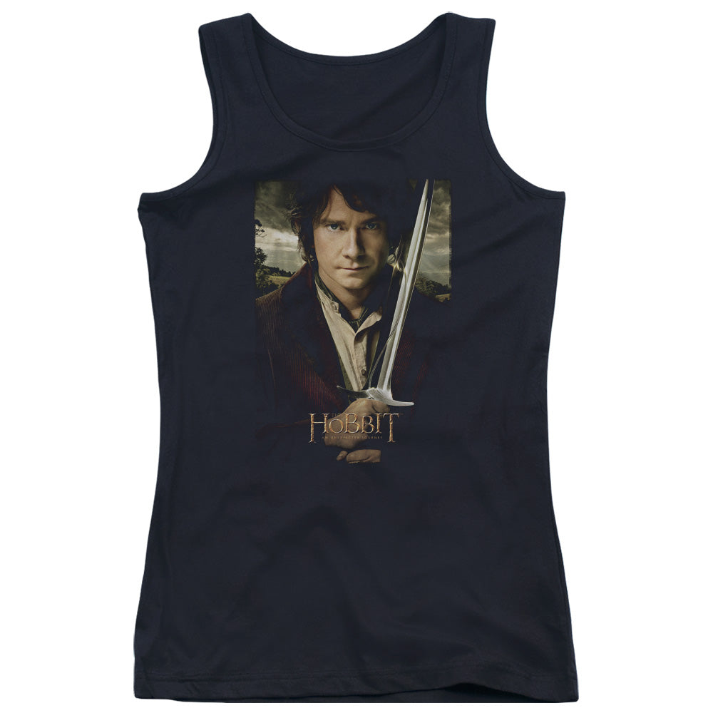 The Hobbit Baggins Poster Womens Tank Top Shirt Black