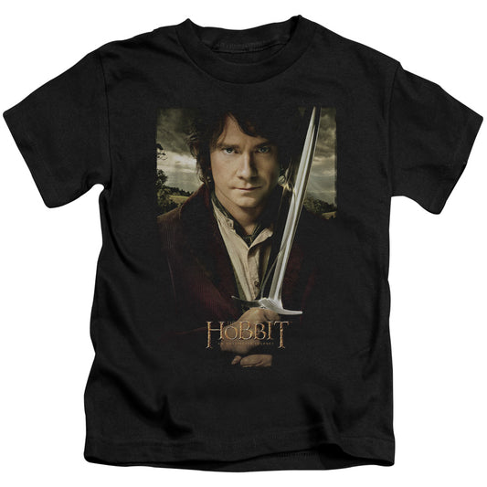 The Hobbit Baggins Poster Juvenile Kids Youth T Shirt Black