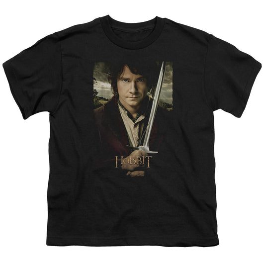 The Hobbit Baggins Poster Kids Youth T Shirt Black
