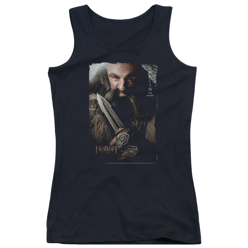 The Hobbit Dwalin Womens Tank Top Shirt Black