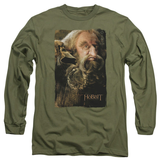 The Hobbit Oin Mens Long Sleeve Shirt Military Green