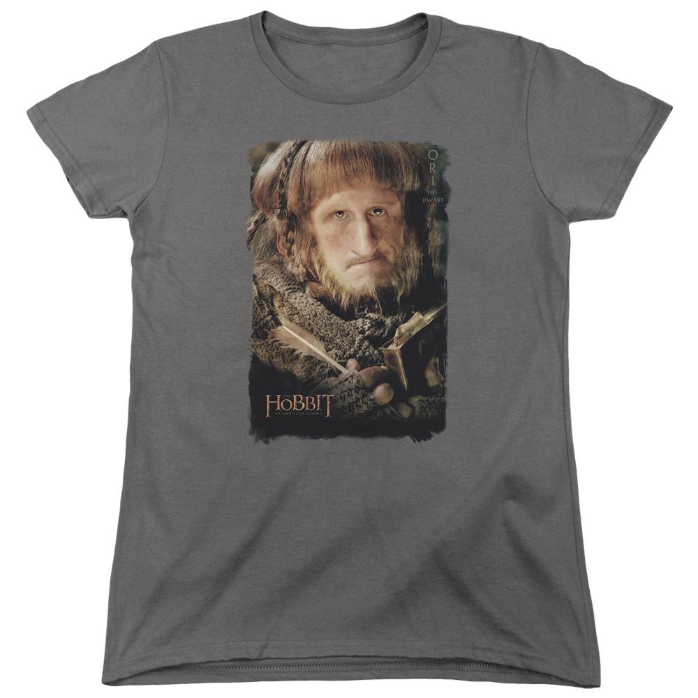 The Hobbit Ori Womens T Shirt Charcoal