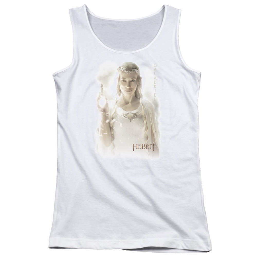 The Hobbit Galadriel Womens Tank Top Shirt White