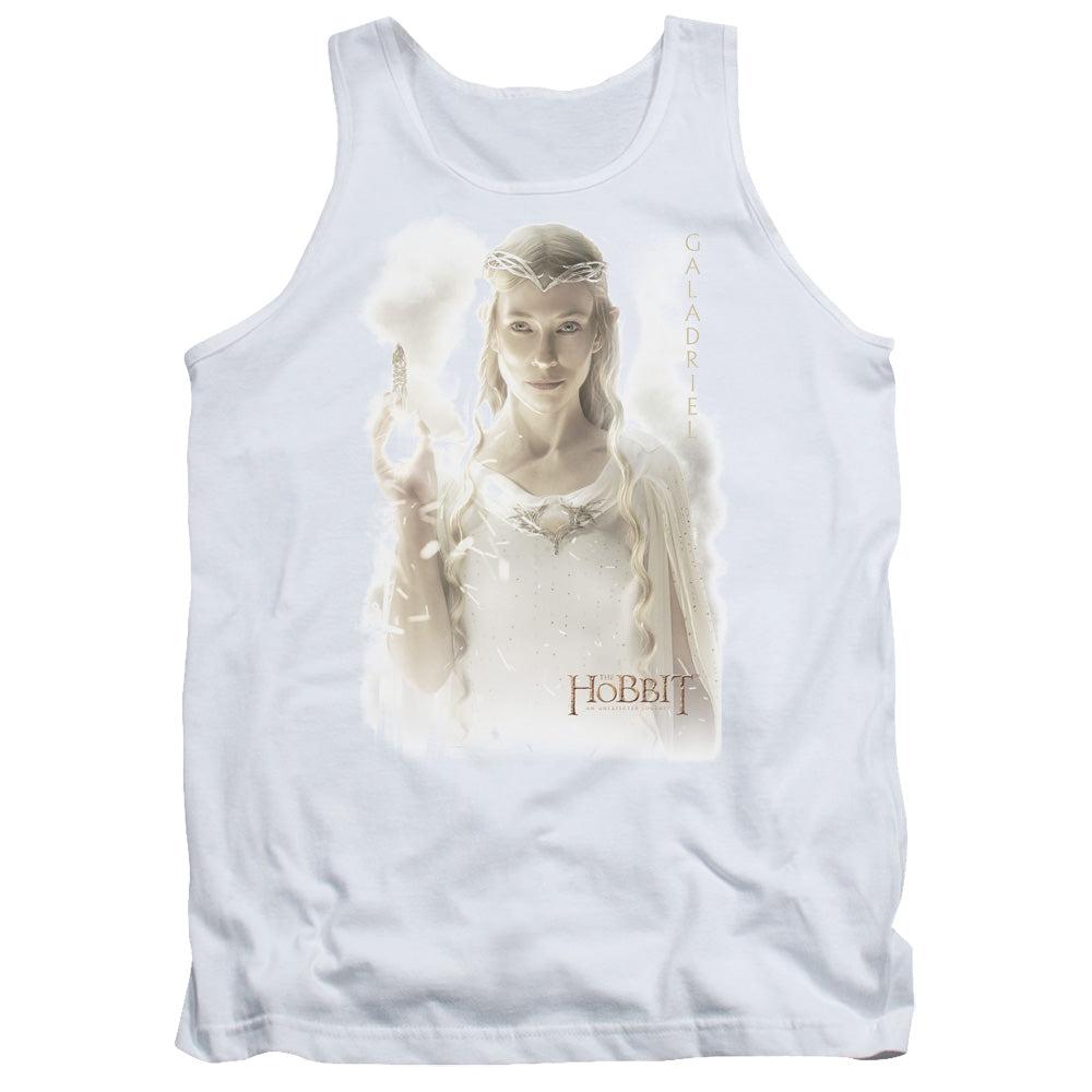 The Hobbit Galadriel Mens Tank Top Shirt White