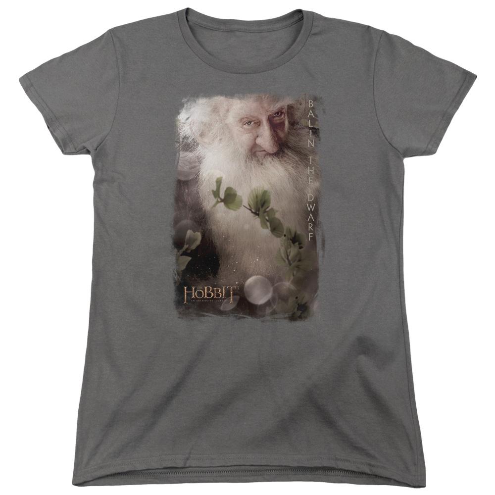 The Hobbit Balin Womens T Shirt Charcoal