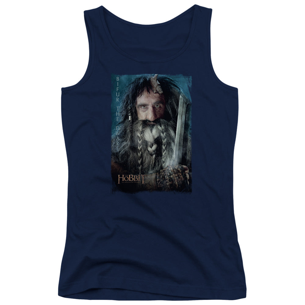 The Hobbit Bifur Womens Tank Top Shirt Navy Blue