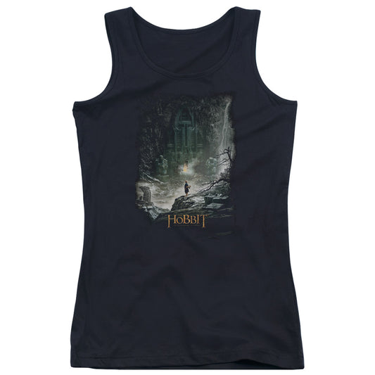 The Hobbit at Augs Door Womens Tank Top Shirt Black