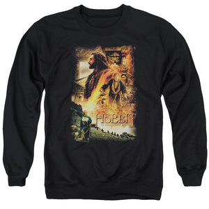 The Hobbit Golden Chamber Mens Crewneck Sweatshirt Black