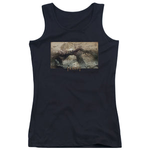 The Hobbit Epic Journey Womens Tank Top Shirt Black