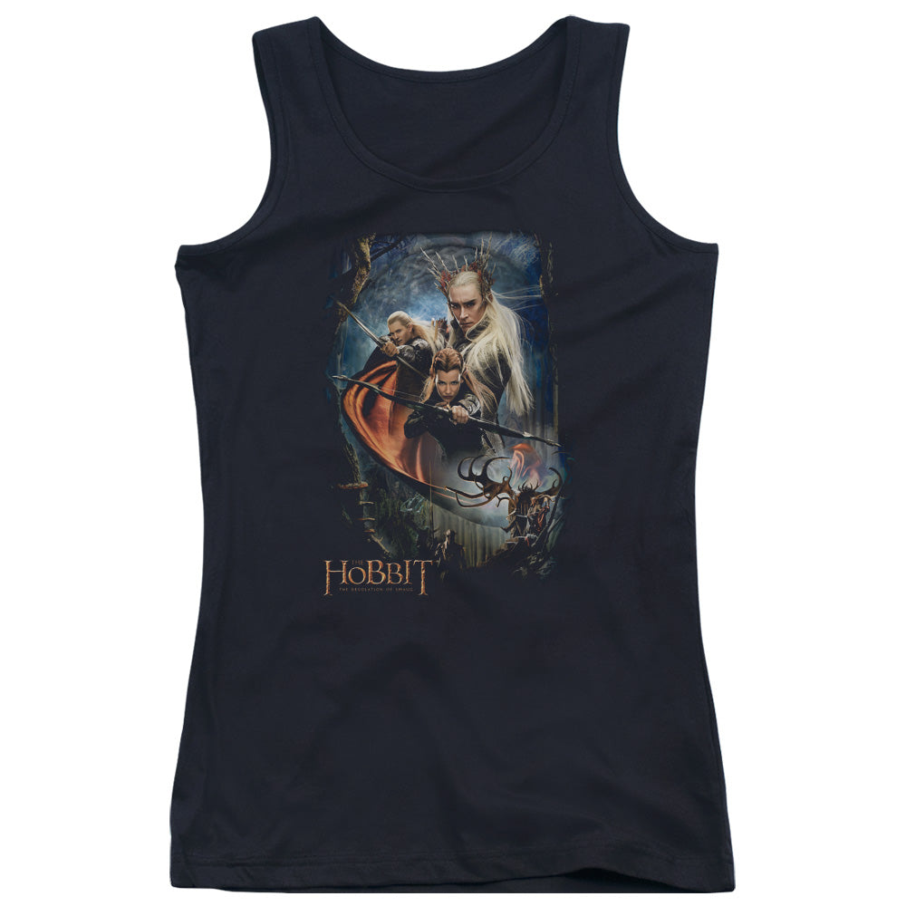 The Hobbit Thranduils Realm Womens Tank Top Shirt Black