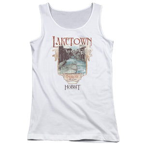 The Hobbit Laketown Womens Tank Top Shirt White
