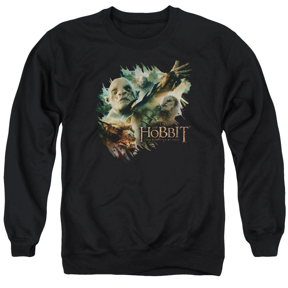 The Hobbit Baddies Mens Crewneck Sweatshirt Black