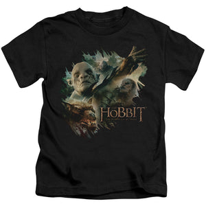 The Hobbit Baddies Juvenile Kids Youth T Shirt Black