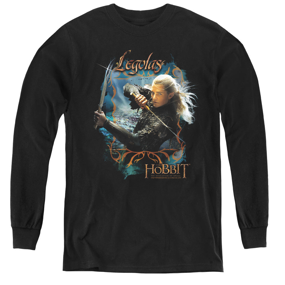 The Hobbit Knives Long Sleeve Kids Youth T Shirt Black