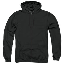 Load image into Gallery viewer, The Hobbit Sword and Staff Back Print Zipper Mens Hoodie Black