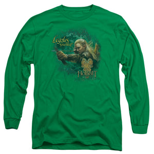 The Hobbit Greenleaf Mens Long Sleeve Shirt Kelly Green