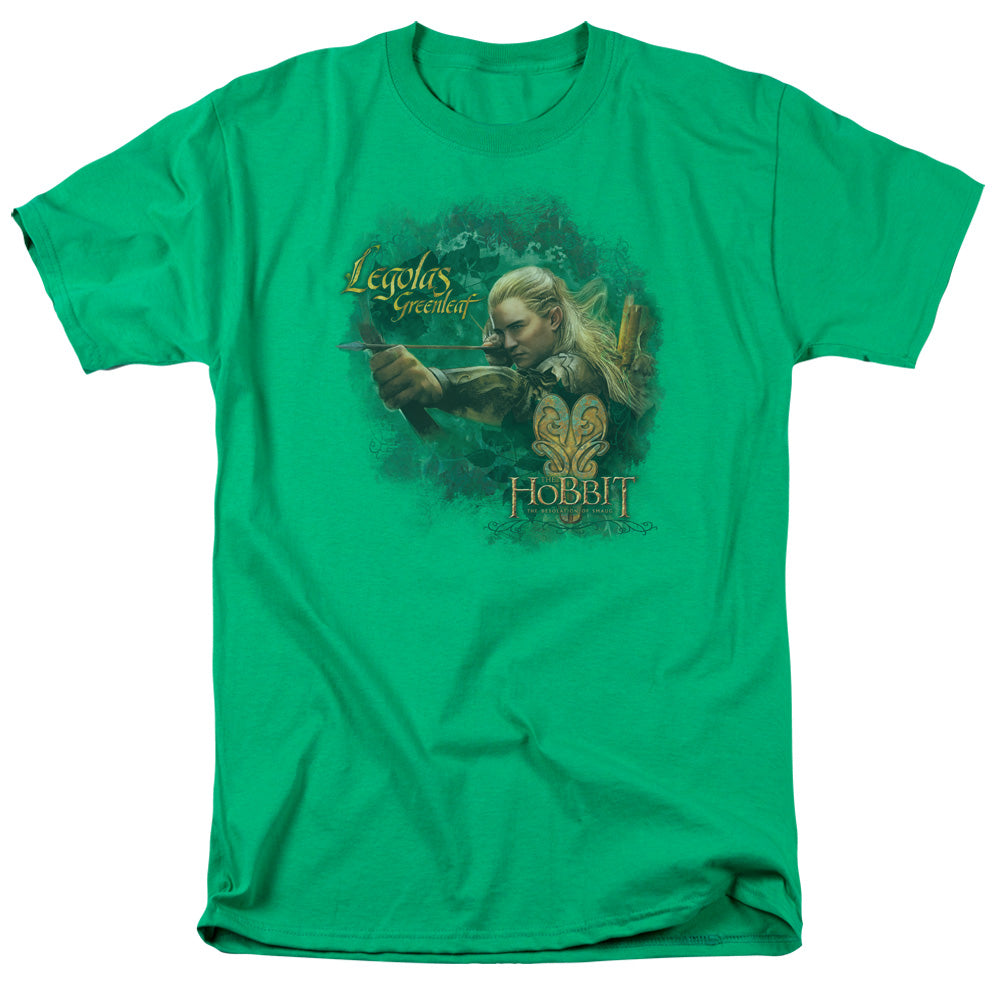 The Hobbit Greenleaf Mens T Shirt Kelly Green