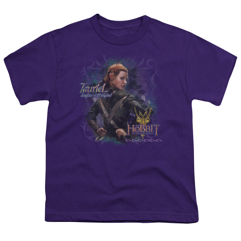 The Hobbit Daughter Kids Youth T Shirt Purple