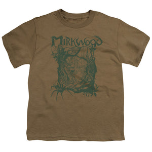 The Hobbit Mirkwood Line Kids Youth T Shirt Safari Green