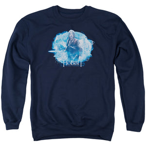 The Hobbit Tangled Web Mens Crewneck Sweatshirt Navy Blue