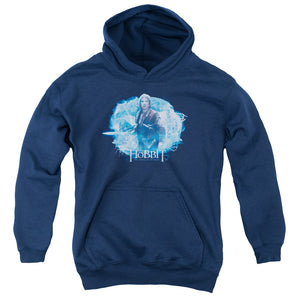 The Hobbit Tangled Web Kids Youth Hoodie Navy Blue