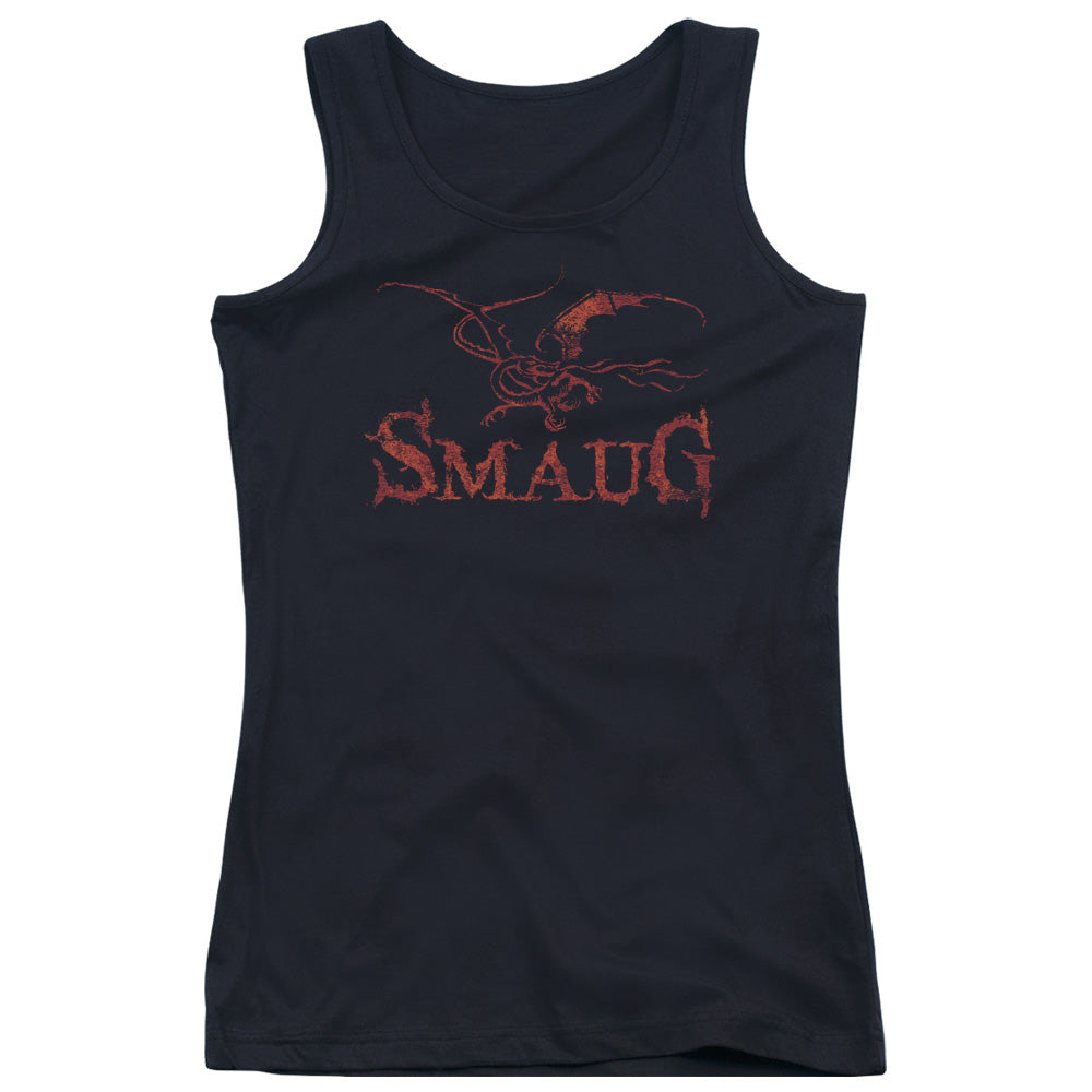 The Hobbit Dragon Womens Tank Top Shirt Black