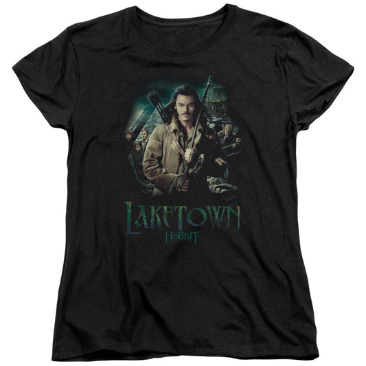 The Hobbit Protector Womens T Shirt Black