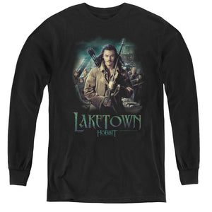 The Hobbit Protector Long Sleeve Kids Youth T Shirt Black