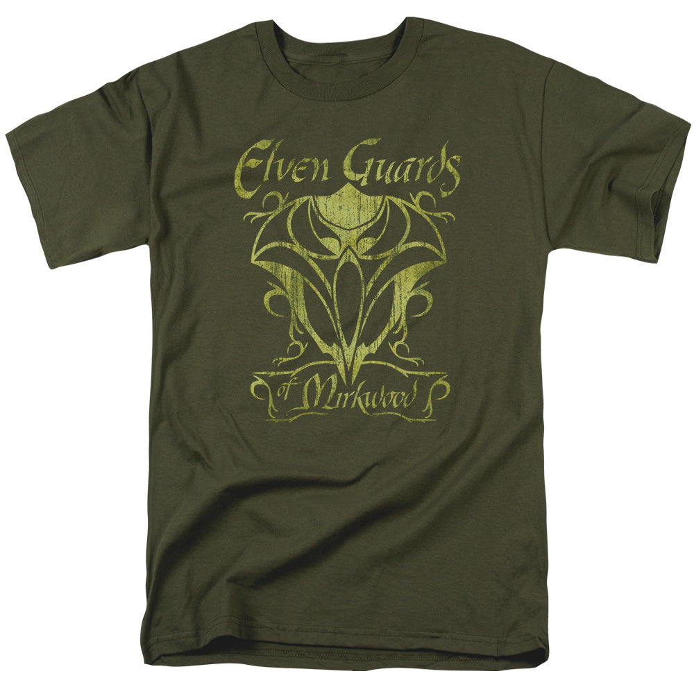 The Hobbit Guards of Mirkwood Mens T Shirt Military Green